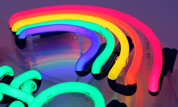 Glass neon
