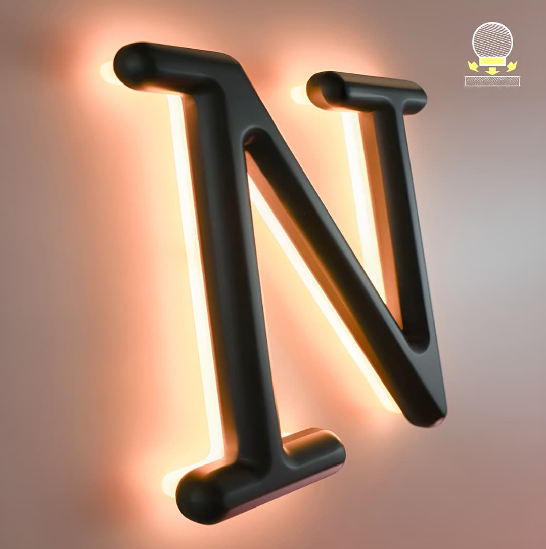 LED NEONS Halo-Effekt