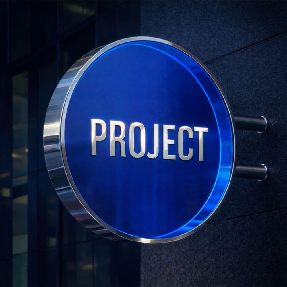 Projecting signs