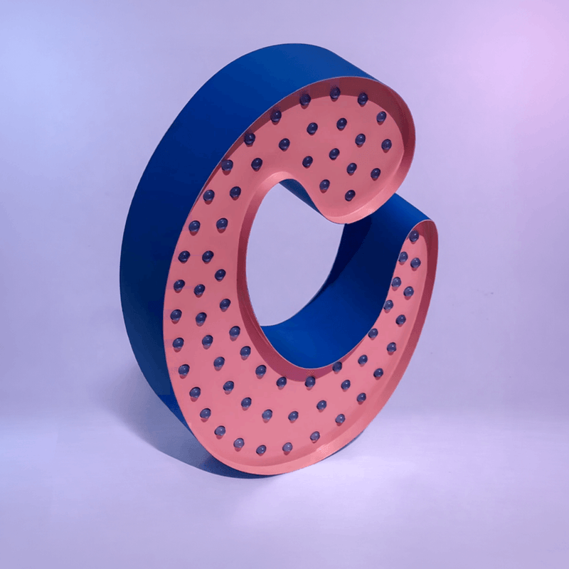 LED-Pixel-Buchstaben