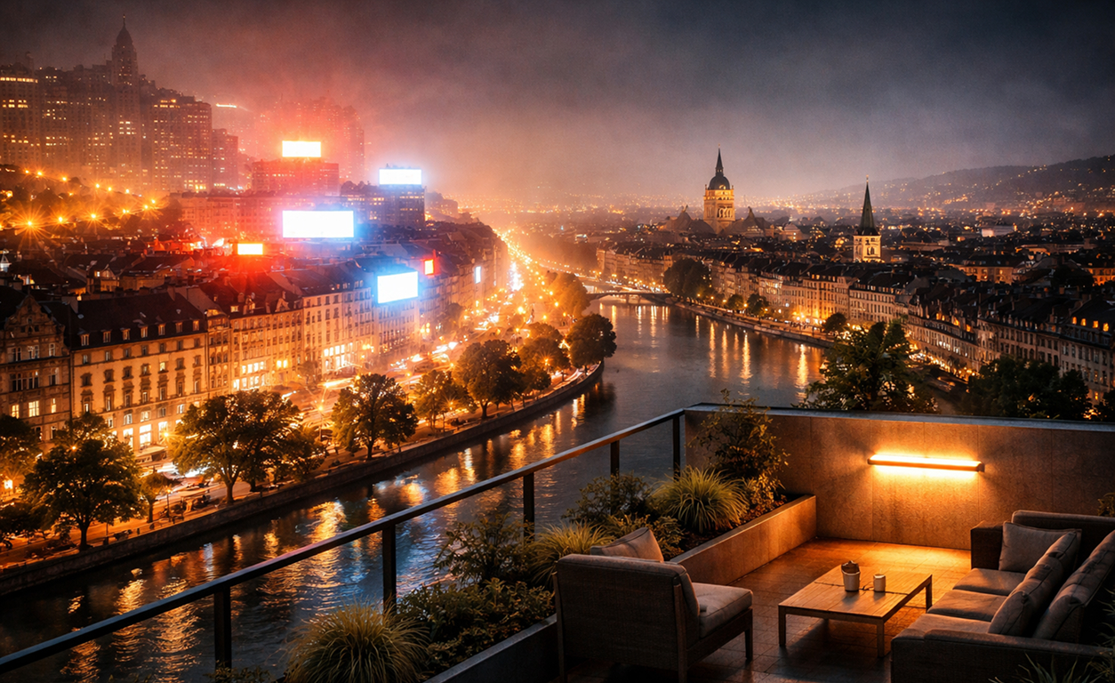 Miasto – zanieczyszczenie światłem